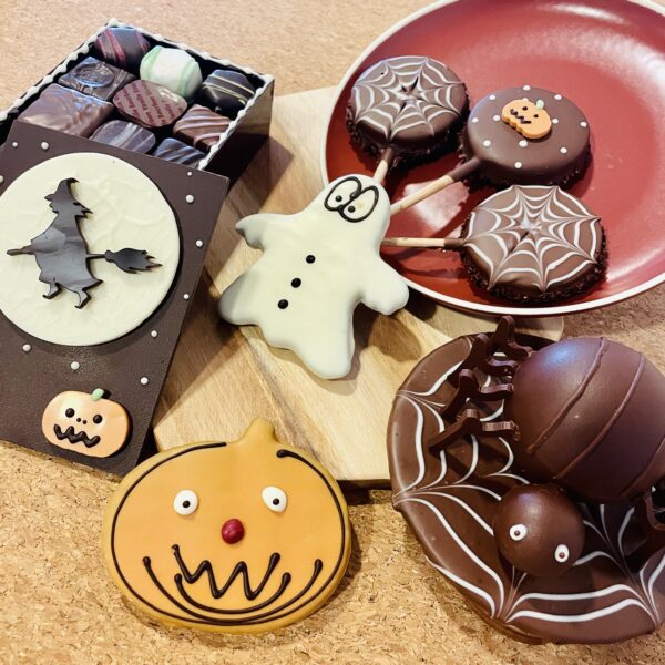 Produits d'halloween en chocolat