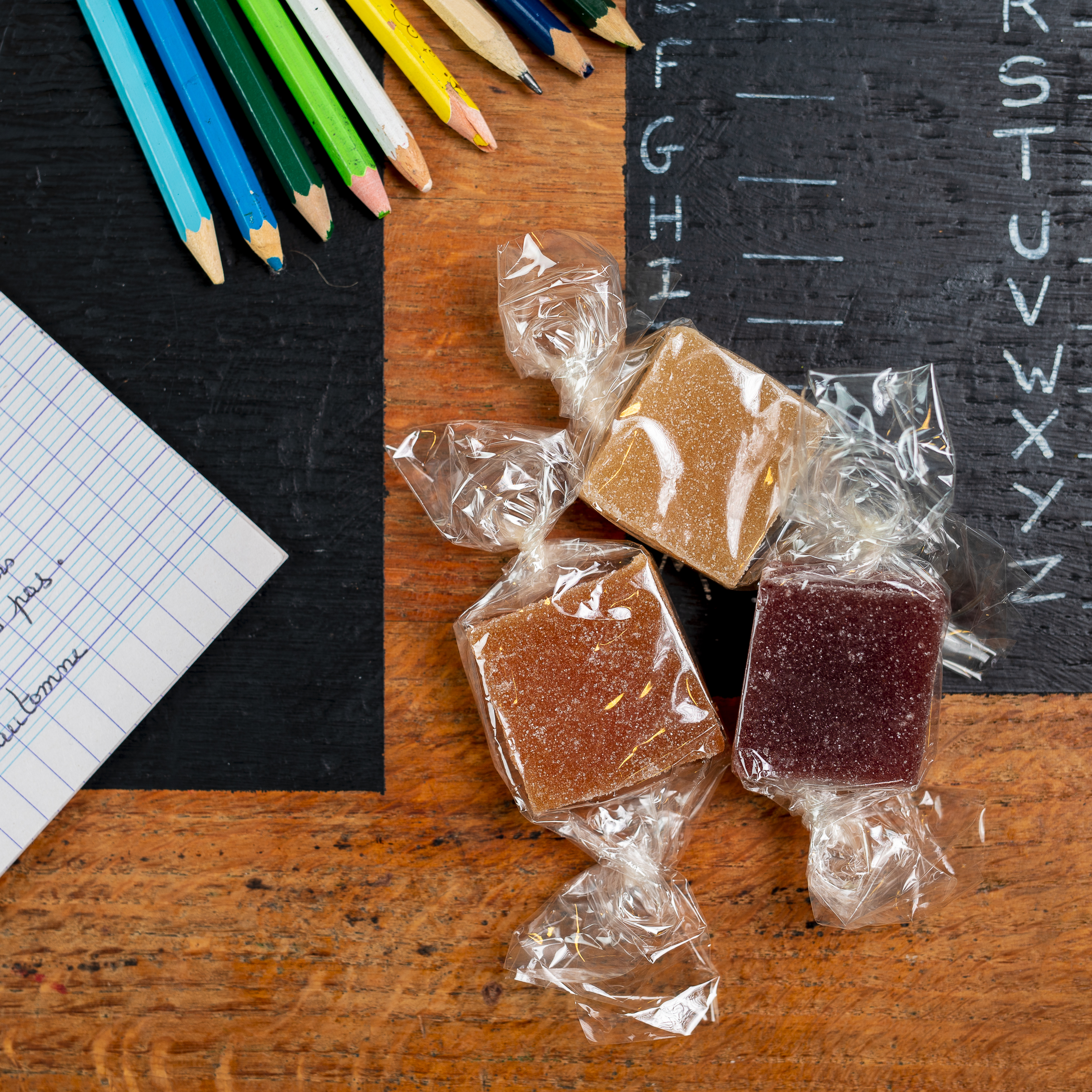 Papillotes de fruits